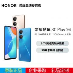 HONOR/荣耀畅玩30 Plus 5G手机5000mAh大电池快充新品学生老人机