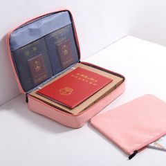 证件收纳包护照户口本收纳袋多功能卡包家用便携文件整理袋大容量