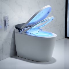 卫浴家用一体式全自动翻盖智能马桶即热式无水压限制智能座便器