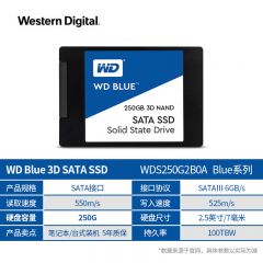 WD西数固态硬盘250g ssd蓝盘 WDS250G2B0A