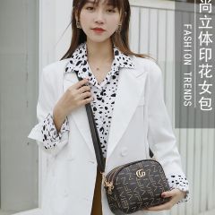 PU女包2021新款韩版单肩斜跨中年女士迷你包包时尚百搭批发包包
