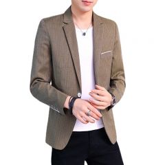 秋季男士西装外套青少年韩版修身个性小西装上衣学生休闲西服