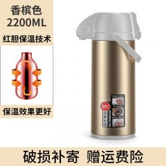 迪迪仕气压保温壶家用热水瓶按压式水壶大容量暖瓶宿舍暖壶保温瓶